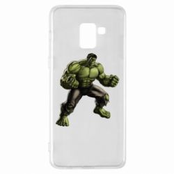 Чехол для Samsung A8+ 2018 Очень злой Халк - PrintSalon