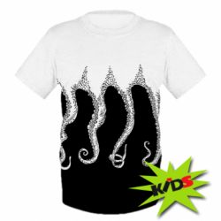 Дитяча 3D футболка Octopus tentacles - PrintSalon