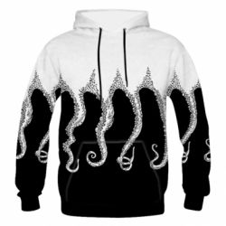 Чоловіче 3D худі Octopus tentacles - PrintSalon