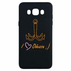 Чехол для Samsung J7 2016 Odessa с якорем-PrintSalon Чехол для Samsung J7 2016 Odessa с якорем