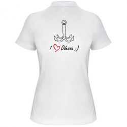 Женское поло Odessa с якорем - PrintSalon