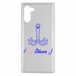 Чехол для Samsung Note 10 Odessa с якорем - PrintSalon
