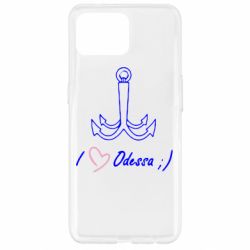 Чехол для Oppo Reno 4 Lite Odessa с якорем - PrintSalon