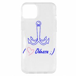 Чехол для iPhone 14 Plus Odessa с якорем