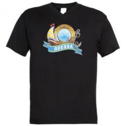 Чоловіча футболка з V-подібним вирізом Одеса - PrintSalon