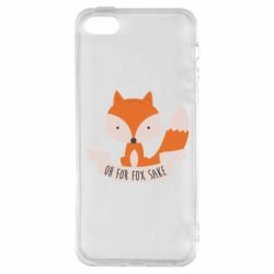 Чохол для iphone 5/5S/SE Of for fox sake-PrintSalon Чохол для iphone 5/5S/SE Of for fox sake