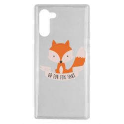 Чохол для Samsung Note 10 Of for fox sake - PrintSalon