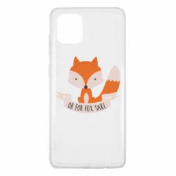 Чохол для Samsung Note 10 Lite Of for fox sake - PrintSalon
