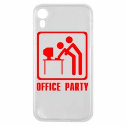 Чехол для iPhone XR Office Party - PrintSalon