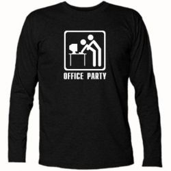Футболка с длинным рукавом Office Party - PrintSalon