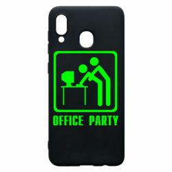 Чехол для Samsung A20 Office Party - PrintSalon