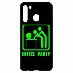 Чехол для Samsung A21 Office Party - PrintSalon