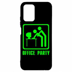 Чехол для Xiaomi Redmi Note 10 Office Party - PrintSalon
