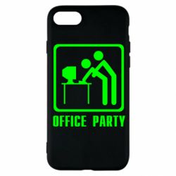 Чехол для iPhone SE 2022 Office Party - PrintSalon