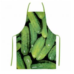 Фартух з 3D принтом Огірки - PrintSalon