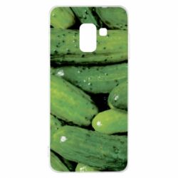 Чохол для Samsung A8 2018 Огірки - PrintSalon