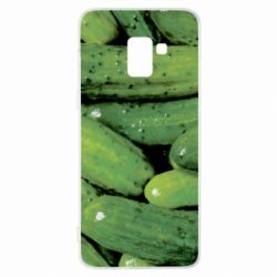 Чохол для Samsung A8+ 2018 Огірки - PrintSalon