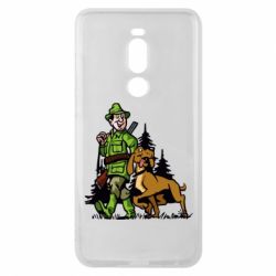 Чехол для Meizu Note 8 Охотник с собакой - PrintSalon