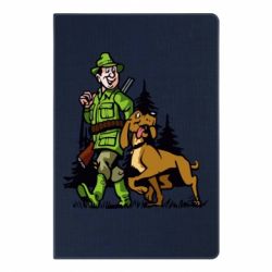 Блокнот с принто Охотник с собакой - PrintSalon