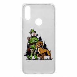 Чехол для Xiaomi Redmi 7 Охотник с собакой - PrintSalon