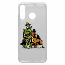 Чехол для Huawei P30 Lite Охотник с собакой - PrintSalon