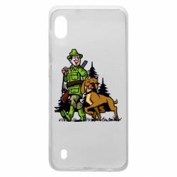 Чехол для Samsung A10 Охотник с собакой - PrintSalon