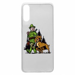 Чехол для Samsung A70 Охотник с собакой - PrintSalon