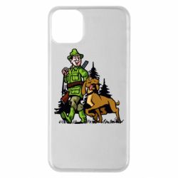 Чехол для iPhone 11 Pro Max Охотник с собакой - PrintSalon