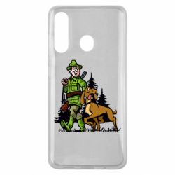 Чехол для Samsung M40 Охотник с собакой - PrintSalon