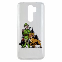 Чехол для Xiaomi Redmi Note 8 Pro Охотник с собакой - PrintSalon