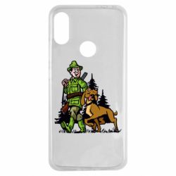 Чехол для Xiaomi Redmi Note 7 Охотник с собакой - PrintSalon
