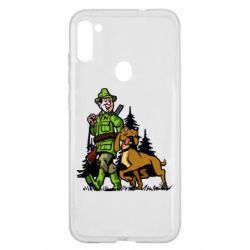 Чехол для Samsung A11/M11 Охотник с собакой - PrintSalon