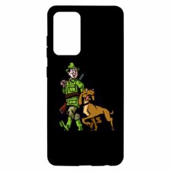 Чехол для Samsung A52 5G Охотник с собакой - PrintSalon