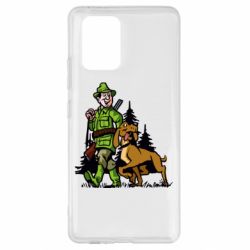 Чехол для Samsung S10 Lite Охотник с собакой - PrintSalon