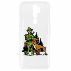 Чехол для Oppo A5/A9 2020 Охотник с собакой