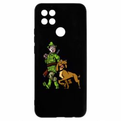 Чехол для Oppo A15s/A15 Охотник с собакой - PrintSalon
