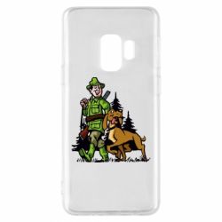 Чехол для Samsung S9 Охотник с собакой - PrintSalon