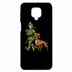 Чехол для Xiaomi Redmi Note 9S/9Pro/9Pro Max Охотник с собакой - PrintSalon