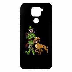 Чехол для Xiaomi Redmi Note 9/Redmi 10X Охотник с собакой - PrintSalon