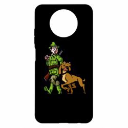 Чехол для Xiaomi Redmi Note 9 5G/Redmi Note 9T Охотник с собакой