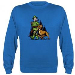 Cвитшот Охотник с собакой - PrintSalon