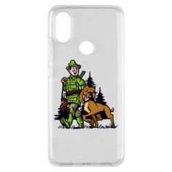 Чехол для Xiaomi Mi A2 Охотник с собакой - PrintSalon