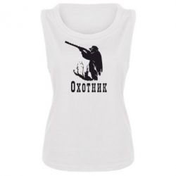 Женская майка Охотник - PrintSalon