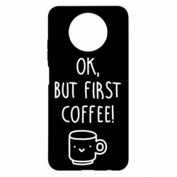 Чехол для Xiaomi Redmi Note 9 5G/Redmi Note 9T Ok, but first coffee! - PrintSalon
