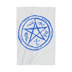 Полотенце с принтом Оккультный символ Сверхъестественное - PrintSalon