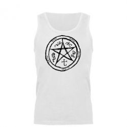 Мужская майка Оккультный символ Сверхъестественное - PrintSalon