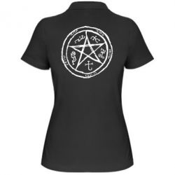 Женское поло Оккультный символ Сверхъестественное - PrintSalon