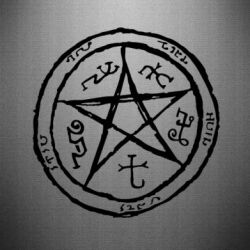 Наклейка Оккультный символ Сверхъестественное - PrintSalon