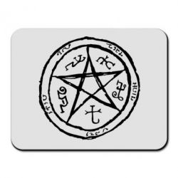 Коврик для мыши Оккультный символ Сверхъестественное - PrintSalon