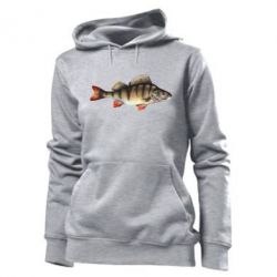 Женское худи Окунь - PrintSalon